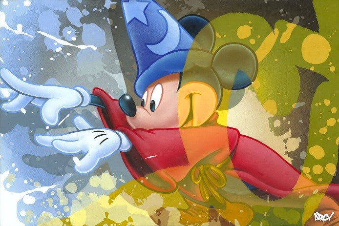 Mickey Sorcerer - Limited Edition On Canvas
